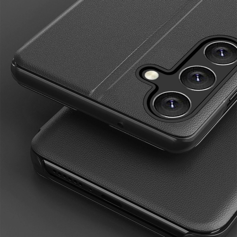 Eco Leather View Case Samsung Galaxy S25+ Black