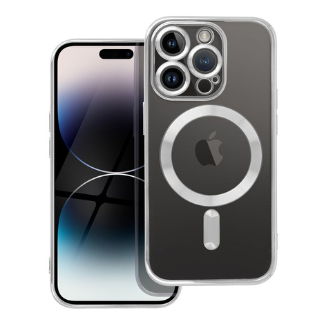 Futerał Electro Mag Cover kompatybilny z MagSafe do IPHONE 14 PRO srebrny
