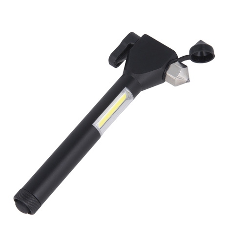 Latarka ręczna LED EMERGENCY z magnesem i młotkiem 2xAAA COB FLF-03 Forever Light
