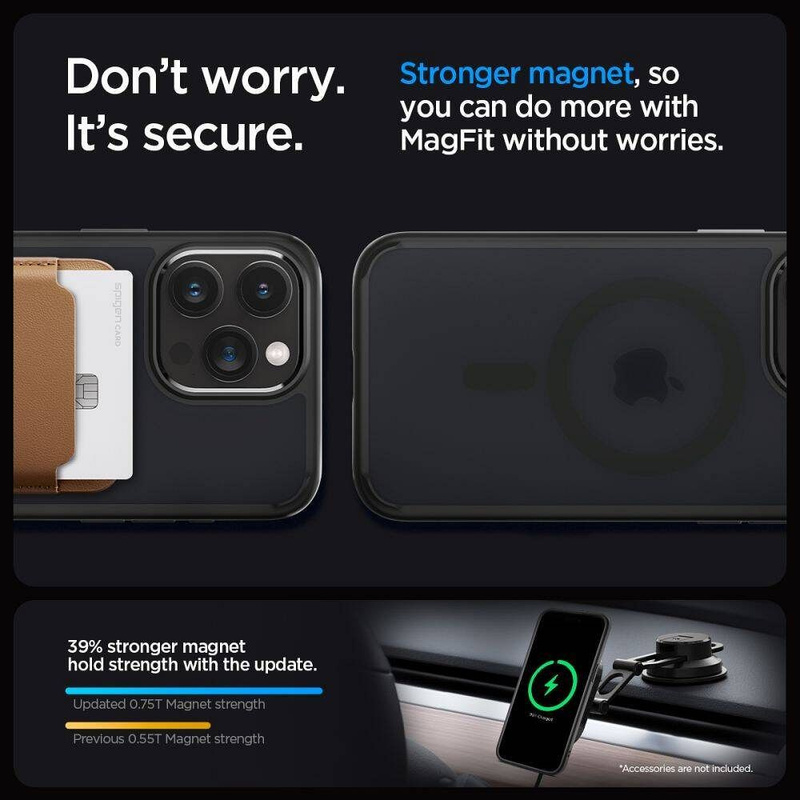 Spigen Ultra Hybrid MAG iPhone 16 Pro MagSafe frost black ACS08134