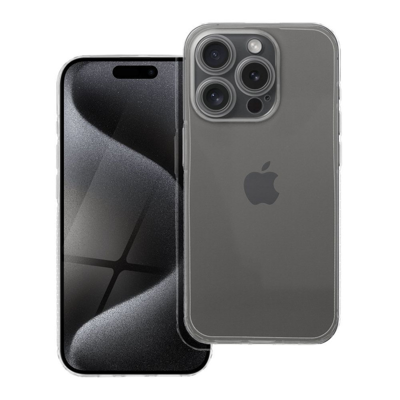 Futerał CLEAR CASE 1,5 mm GRID do IPHONE 15 Pro Max transparentny