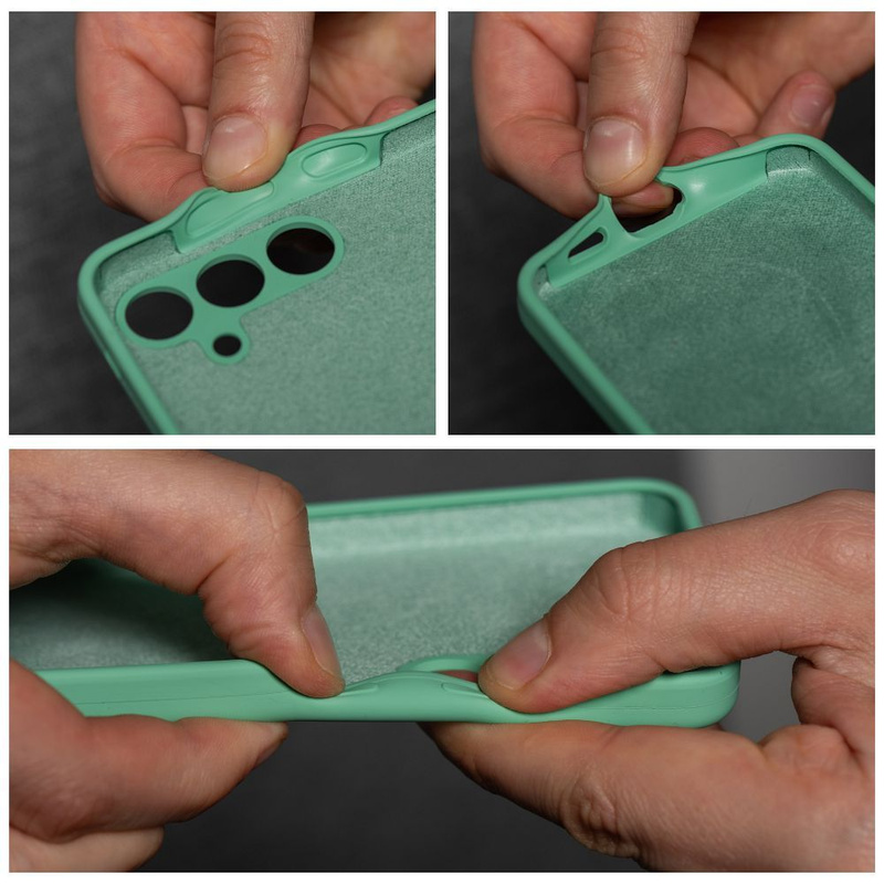 Futerał SILICONE 2mm do XIAOMI REDMI 13C miętowy