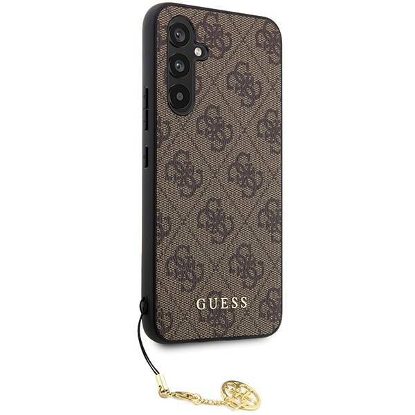 Guess nakładka do Samsung S23 FE GUHCS23FEGF4GBR GUESS HC PU 4G CHARM brązowa