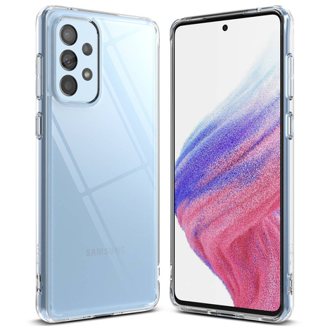 Ringke Fusion TPU Hülle mit Rahmen für Samsung Galaxy A73 transparent