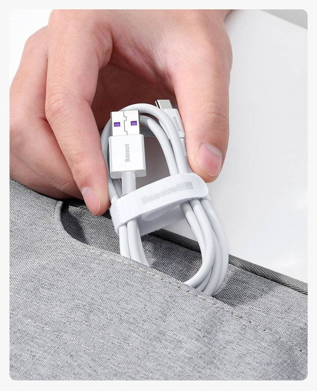 Baseus Superior kabel USB - USB Typ C 66 W 6A 2 m Biały (CATYS-A02)