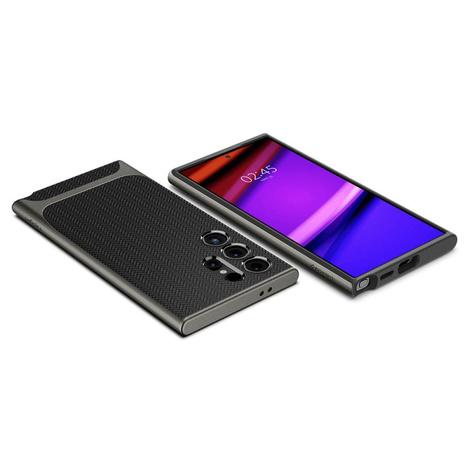 Spigen Neo Hybrid-Hülle für Samsung Galaxy S24 Ultra – Metallic-Grau