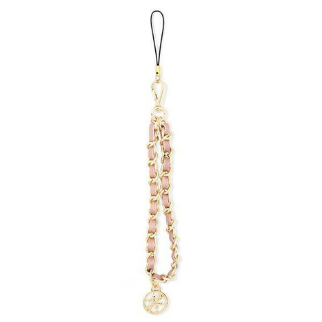 Guess zawieszka GUSTSAS4P Phone Strap różowy/pink Chain Metal 4G Charm