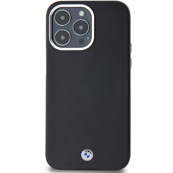BMW BMHMP15X23PUFWK iPhone 15 Pro Max 6.7"czarny/black Signature Wrapped Metal MagSafe