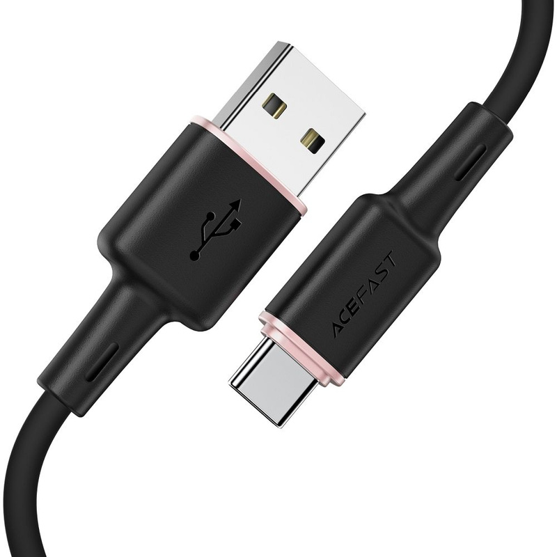 Acefast kabel USB - USB Typ C 1,2m, 3A czarny (C2-04 black)
