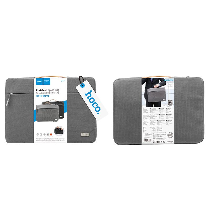 Torba na laptopa 16" Hoco GT7 szara