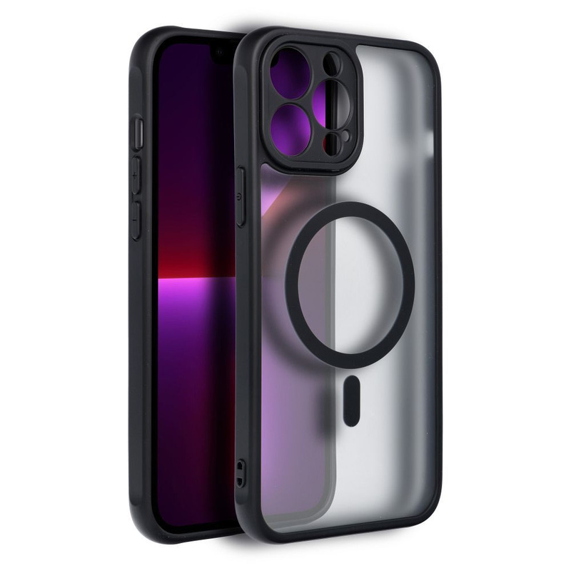 Futerał Full Matte Mag Cover kompatybilny z MagSafe do IPHONE 13 PRO MAX czarny