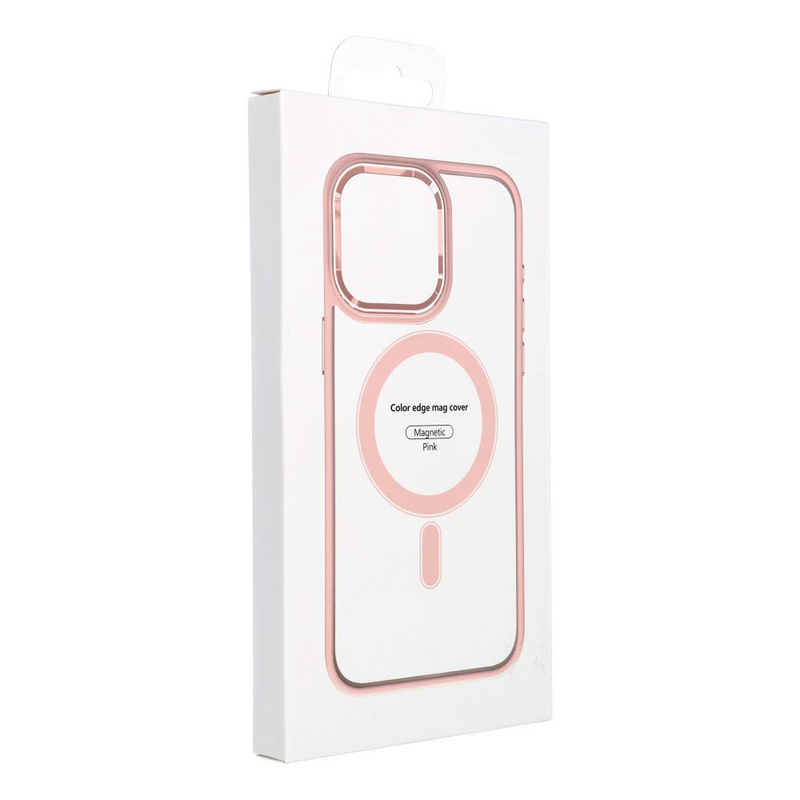 Futerał Color Edge Mag Cover kompatybilny z MagSafe do IPHONE 15 PRO różowy