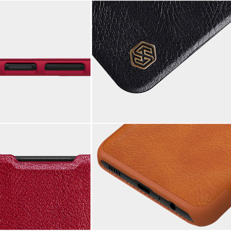 Nillkin Qin original leather case cover for Samsung Galaxy A03s black