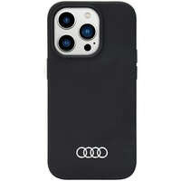 Audi Silicone Case iPhone 14 Pro Max 6.7" black/black hardcase AU-LSRIP14PM-Q3/D1-BK