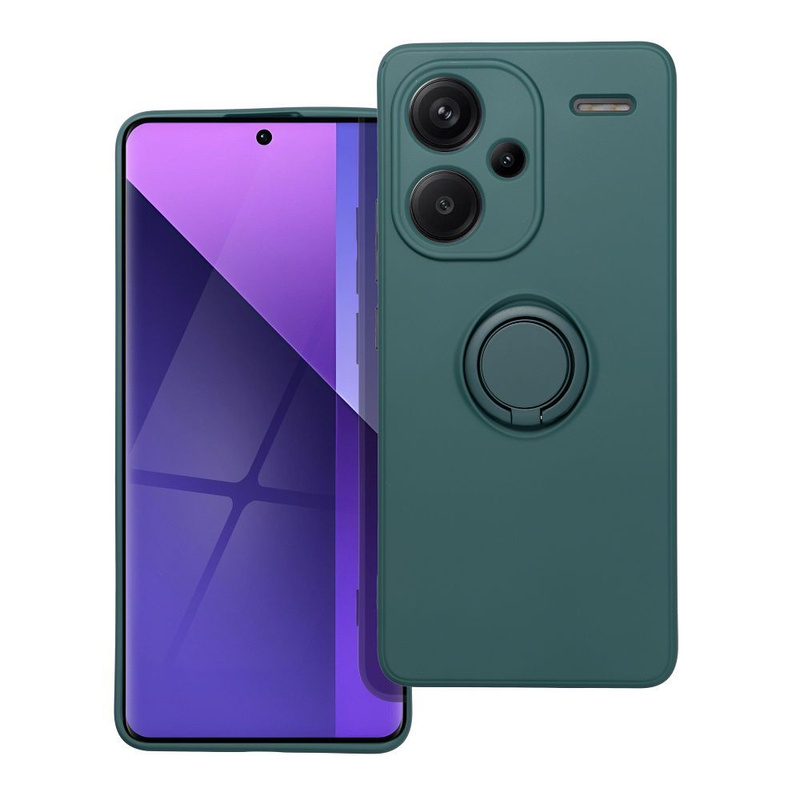 Futerał SILICONE RING do XIAOMI Redmi NOTE 13 PRO+ 5G  zielony