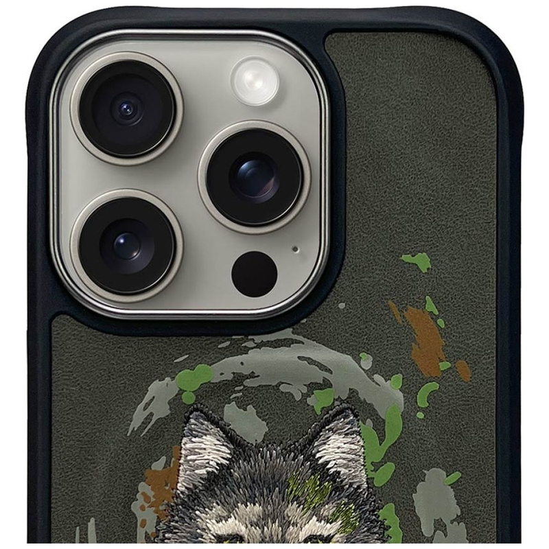 Etui Nimmy Wilk MagSafe do iPhone 16 Pro  ciemnoszary
