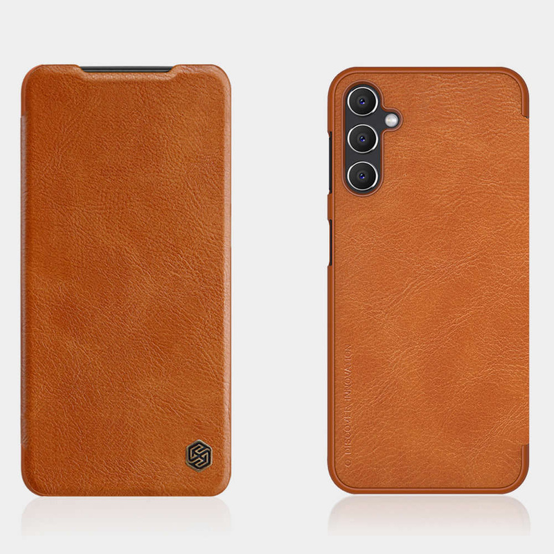 Nillkin Qin Leather case leather case with flap wallet brown