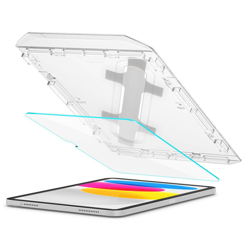 GEHÄRTETES GLAS Spigen GLAS.TR &quot;EZ FIT&quot; IPAD 10.9 2022 KLAR