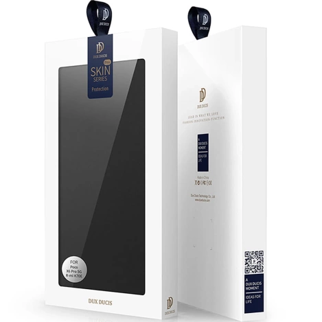 Dux Ducis Skin Pro case for Xiaomi Poco X6 Pro 5G / Redmi K70E with flap and card slot - black