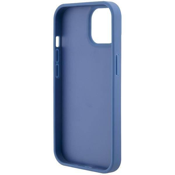 Original Case APPLE IPHONE 15 Guess Hardcase Crossbody 4G Metal Logo (GUHCP15SP4TDSCPB) blue
