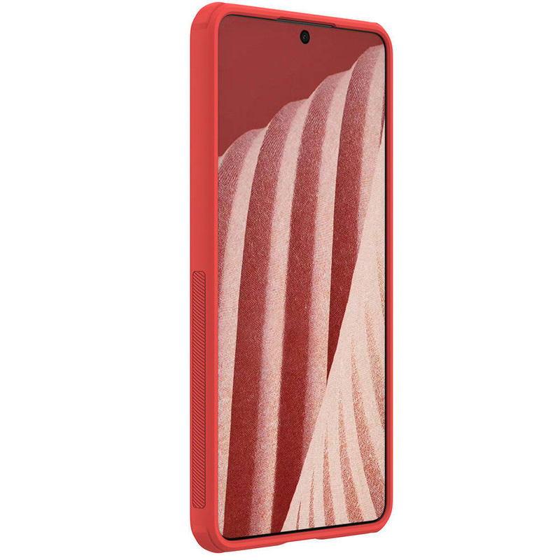 Nillkin Super Frosted Shield Pro strapazierfähige Hülle für Samsung Galaxy A73 rot