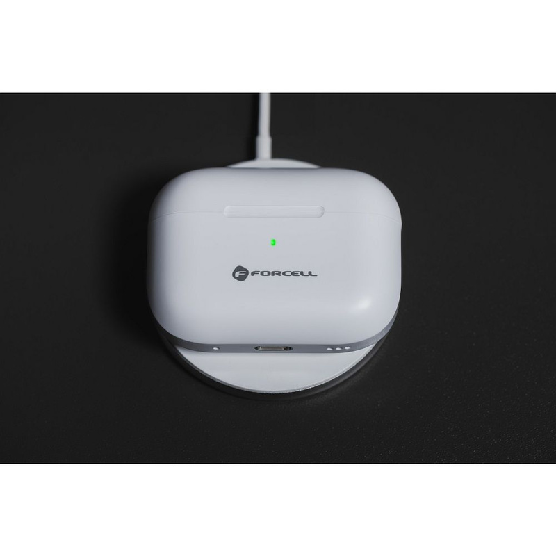 FORCELL F-AUDIO słuchawki bezprzewodowe / bluetooth stereo TWS Master PRO białe