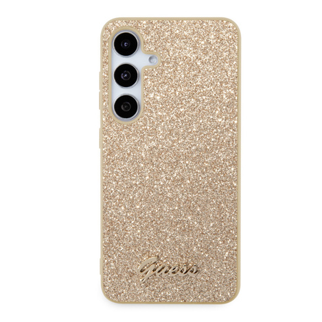 Oryginalne Etui GUESS Hardcase GUHCS24LHGGSHD do Samsung S24 Ultra (Glitter Script / złoty)