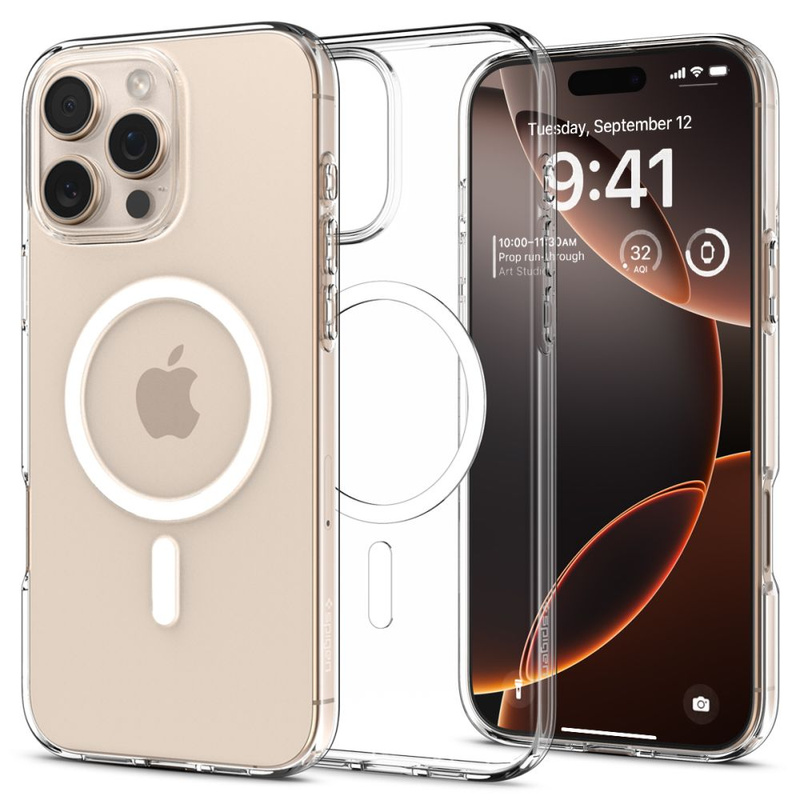 Etui Spigen Liquid Crystal MagSafe na iPhone 16 Pro Max - przezroczyste