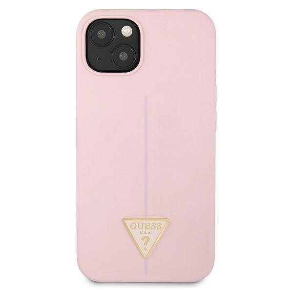 Guess GUHCP13SSLTGU iPhone 13 mini 5.4 &quot;lila / lila Hardcase Silikondreieck