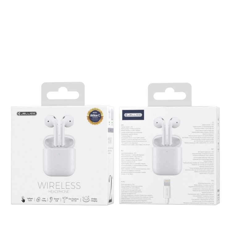 JELLICO kabellose Kopfhörer AirBlue C weiss