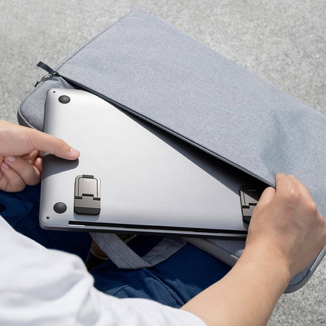 Baseus universal-Laptop-Füße (2 Stück) silber (LUZC000012)
