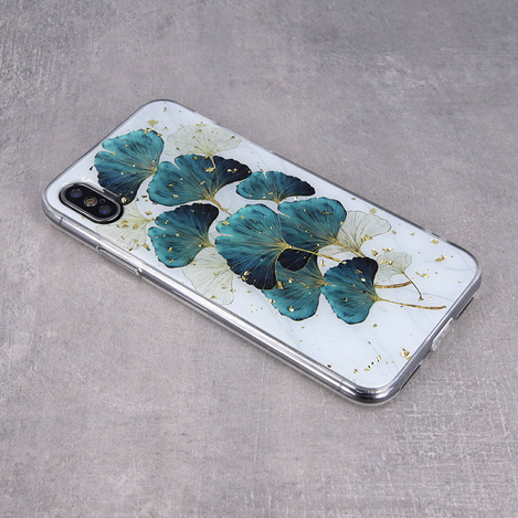 Nakładka Gold Glam do Samsung Galaxy A14 4G listki