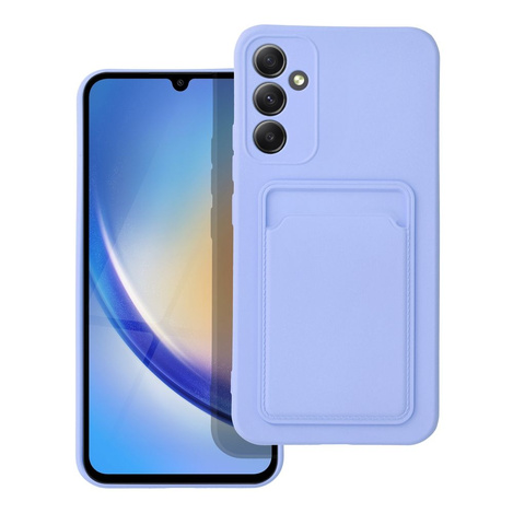 Futerał CARD CASE do SAMSUNG A34 5G fioletowy