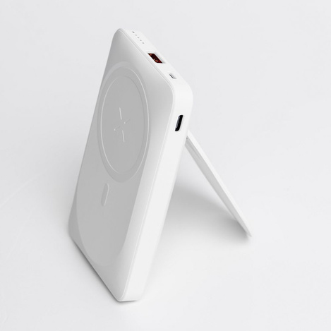 FORCELL Powerbank F-Energy MagStand F10K2 10 000mAh 20W kompatybilny z MagSafe biały