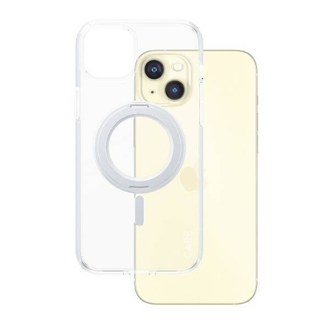 CARE by PanzerGlass Kickstand Case MagSafe für iPhone 15 Pro Max – Silber