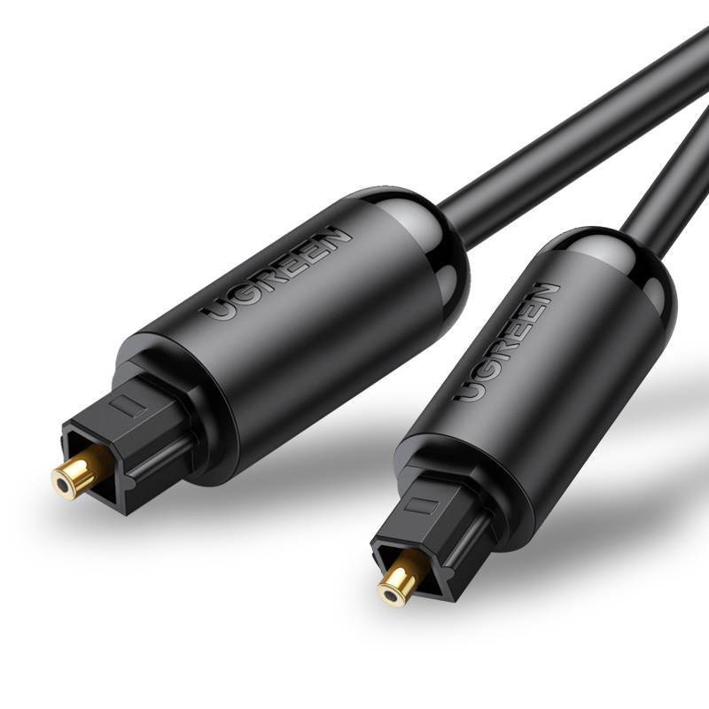 UGREEN AV122 Toslink Audio optical cable, aluminum braided, 3m (black)