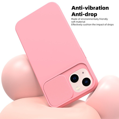 Futerał SLIDE do SAMSUNG A35 5G jasnoróżowy
