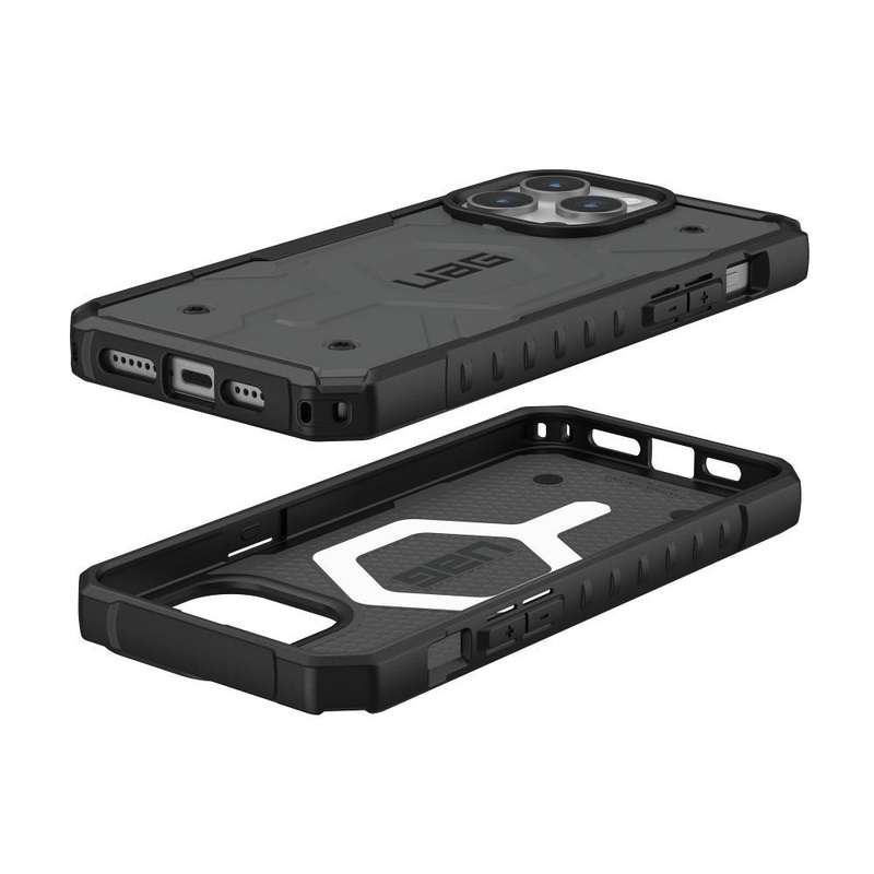 UAG Pathfinder Magsafe - Schutzhülle für iPhone 15 Pro Max (Silber)