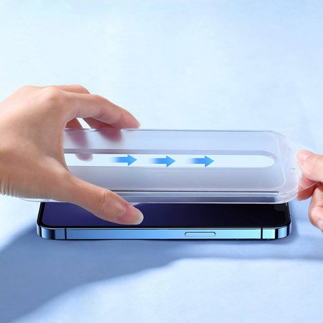 Joyroom Easy Fit Full Screen Panzerglas mit Halterung für iPhone 14 Plus (6,7&quot;) (JR-DH11)