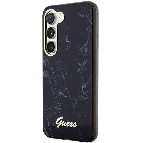 Guess GUHCS23MPCUMAK S23 +S916 schwarz/schwarzes Hartschalenetui Marmor