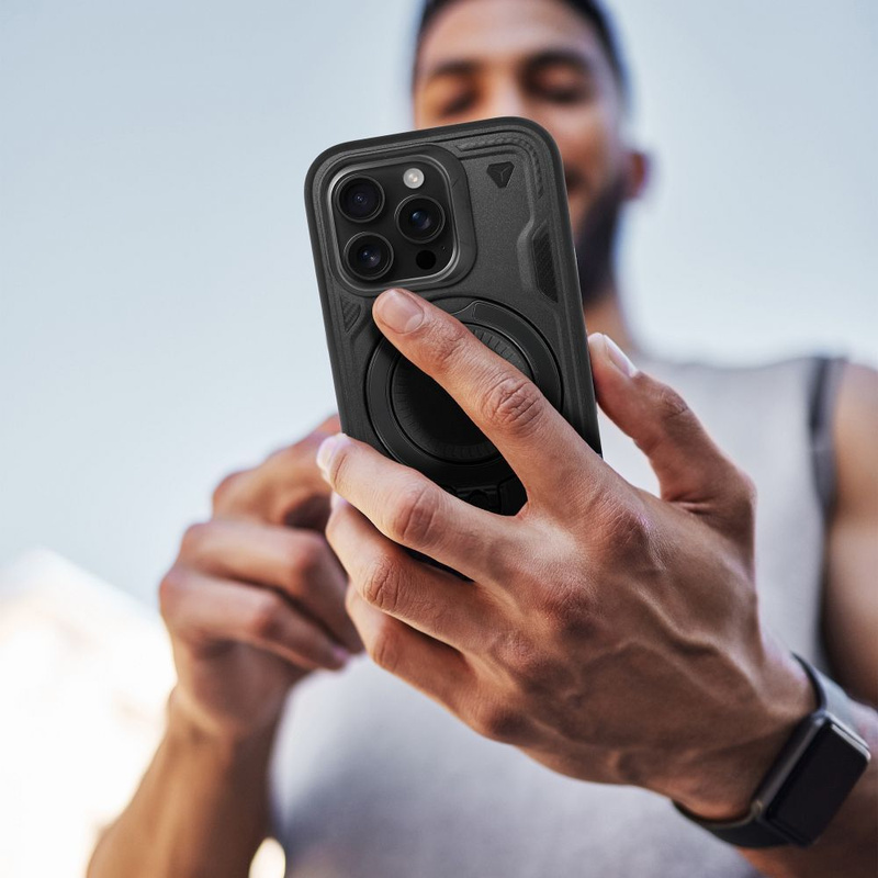 Futerał FROST ARMOR do IPHONE 15 Pro czarny