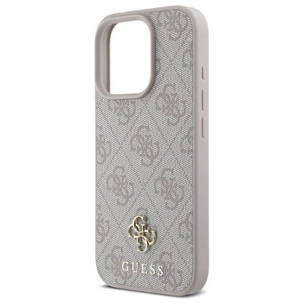 GUESS futerał do IPHONE 16 Pro Max kompatybilny z MagSafe GUHMP16XP4SM4MP (PU 4G Small and Classic) pink