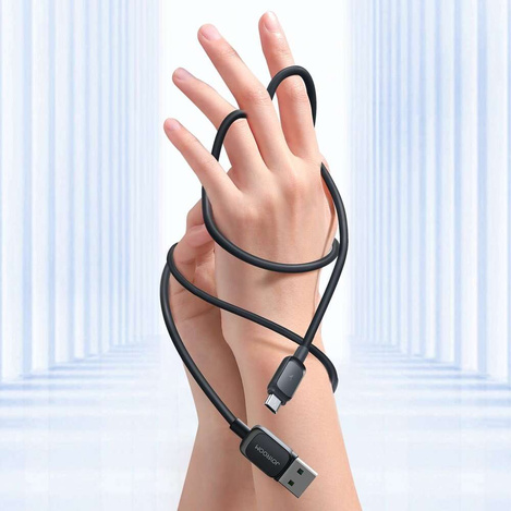 Micro-USB-Kabel – USB 2,4 A 2 m Joyroom S-AM018A14 - Schwarz