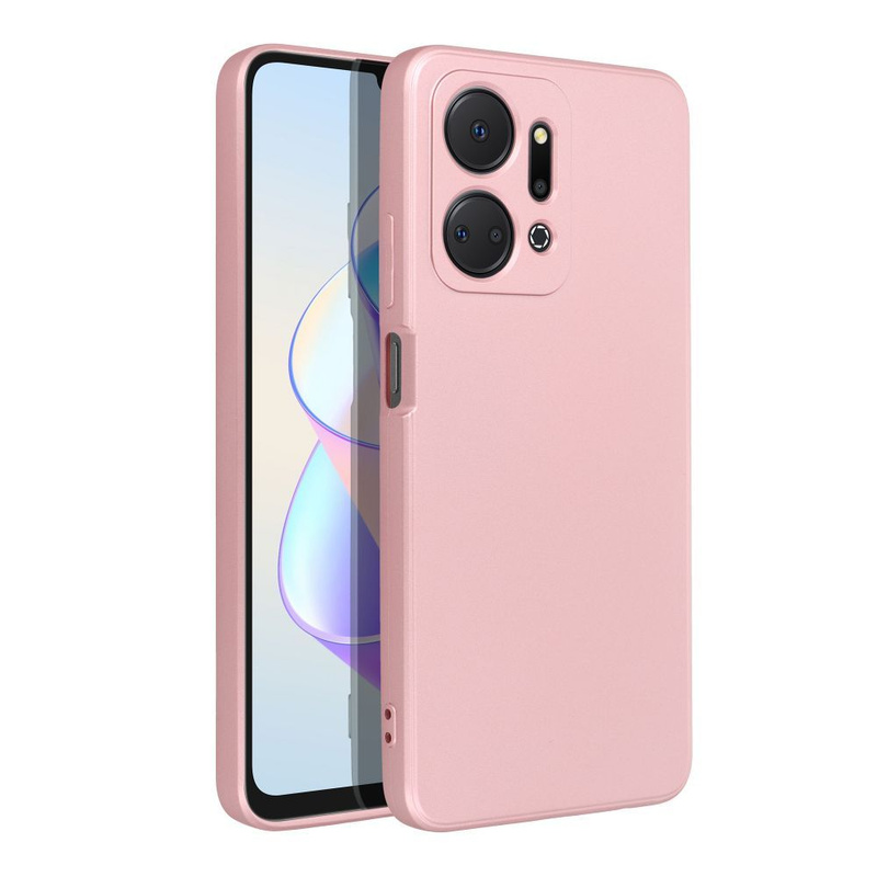 Futerał METALLIC do HONOR X7A różowy