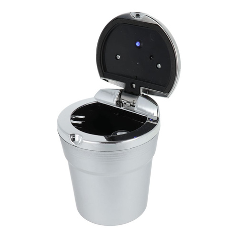 Popielniczka samochodowa CHROM srebrna