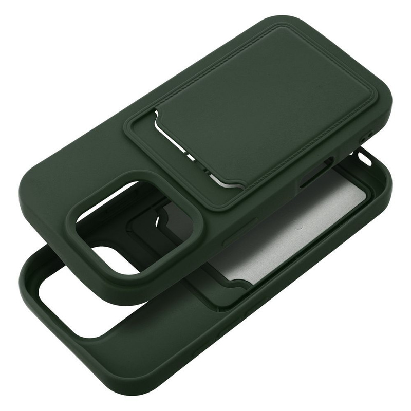 Futerał CARD CASE do IPHONE 16 Pro zielony