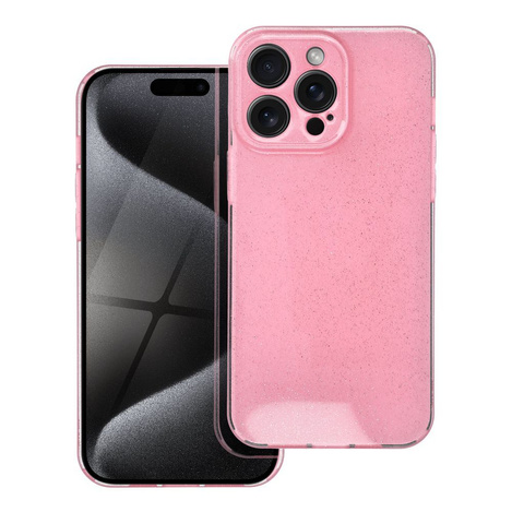 Futerał CLEAR CASE 2mm BLINK do IPHONE 15 PRO MAX różowy