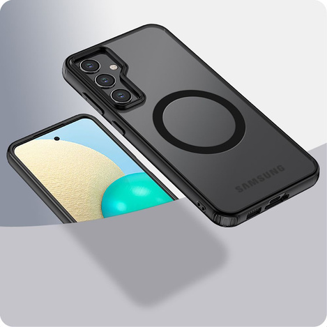 Etui SAMSUNG GALAXY A55 5G Tech-Protect Magmat MagSafe Matte czarne