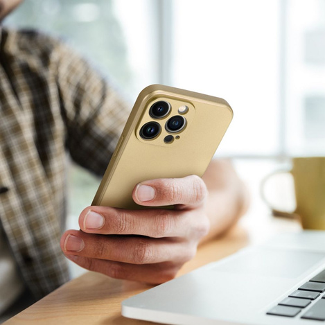 Futerał METALLIC do IPHONE 16 Plus złoty