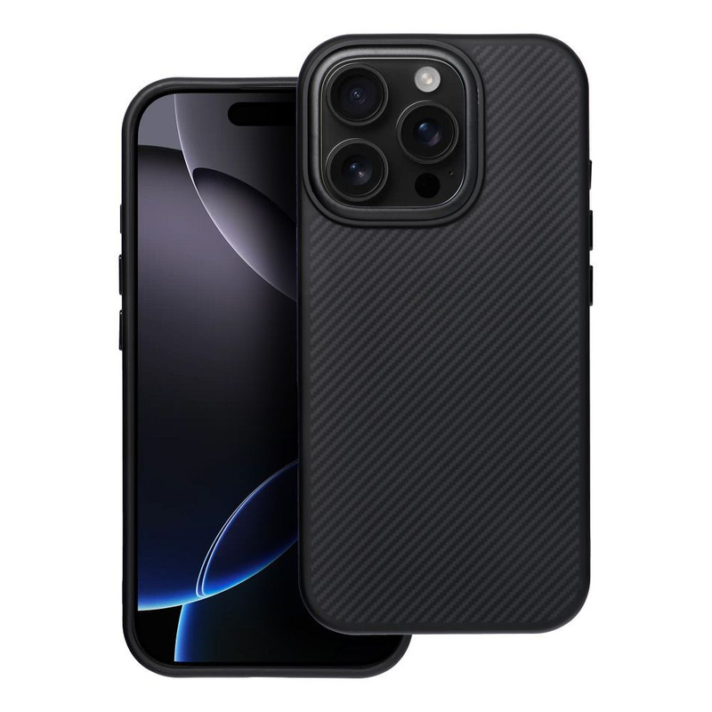 Carbon Elite Mag Cover kompatybilny z MagSafe pasuje do IPHONE 17 czarny